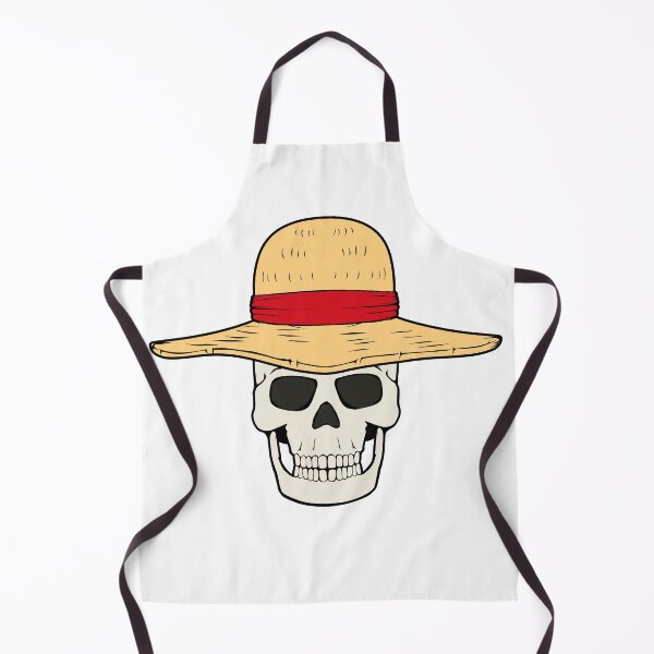 Item preview, Straw Hat Skull Pirate Flag Jolly Roger designed and sold by Jaudaux Designs.