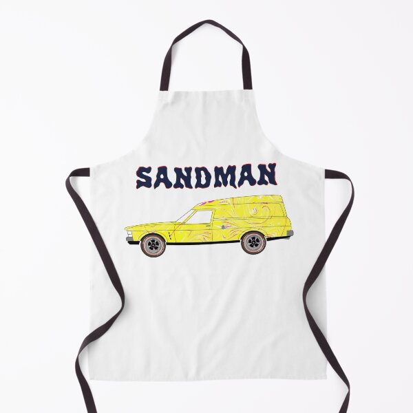 Item preview, Holden Sandman Panel Van - Yellow - Groovy Swirl designed and sold by Naked Drop.