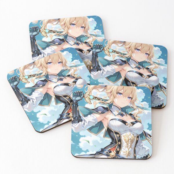 Item preview, Jean Genshin Impact Sky And Clouds Heroic Fantasy Pose designed and sold by 108Recordings.