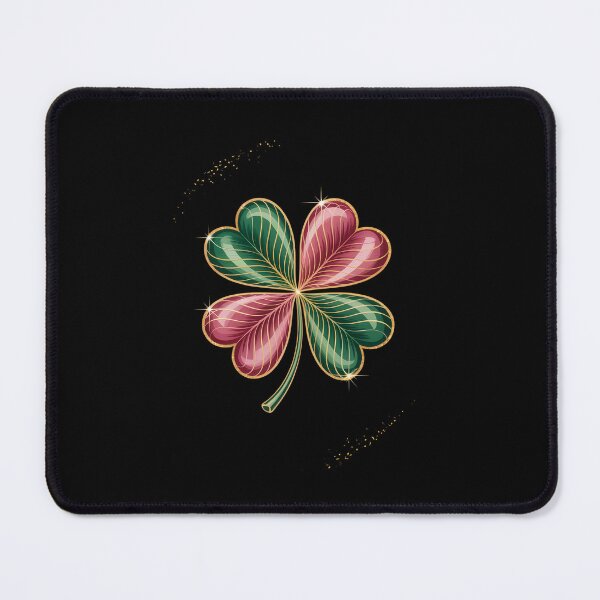 Item preview, Sparkling Shamrock - St. Patrick's Day Glitter Clover designed and sold by TrinaEspinoza.