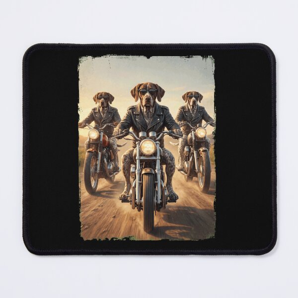 Item preview, Funny German Shorthaired Pointer Motorcycle Meme Dog Lover designed and sold by DoodleTortle.