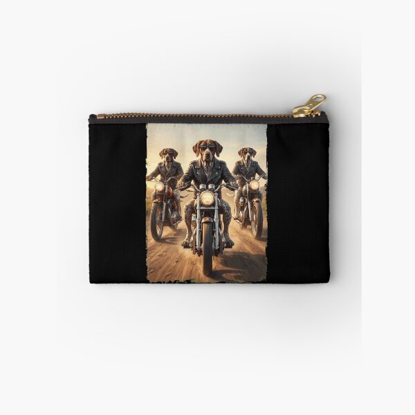 Item preview, Funny German Shorthaired Pointer Motorcycle Meme Dog Lover designed and sold by DoodleTortle.