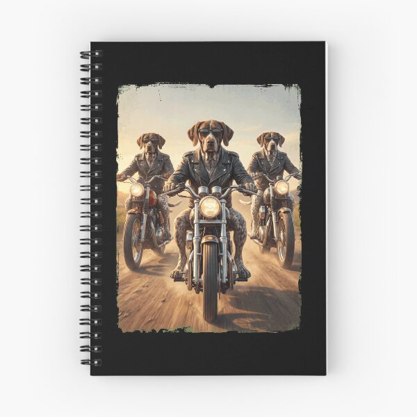 Item preview, Funny German Shorthaired Pointer Motorcycle Meme Dog Lover designed and sold by DoodleTortle.