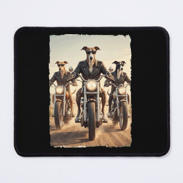 Item preview, Funny Greyhound Motorcycle Meme Dog Lover designed and sold by DoodleTortle.