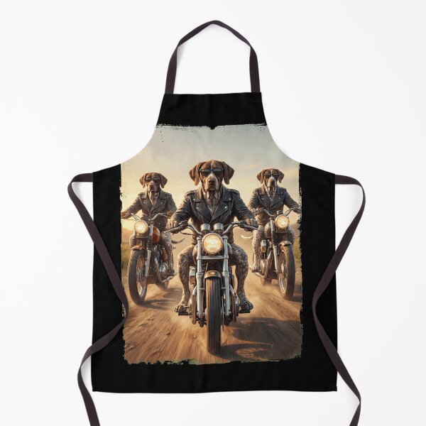 Item preview, Funny German Shorthaired Pointer Motorcycle Meme Dog Lover designed and sold by DoodleTortle.