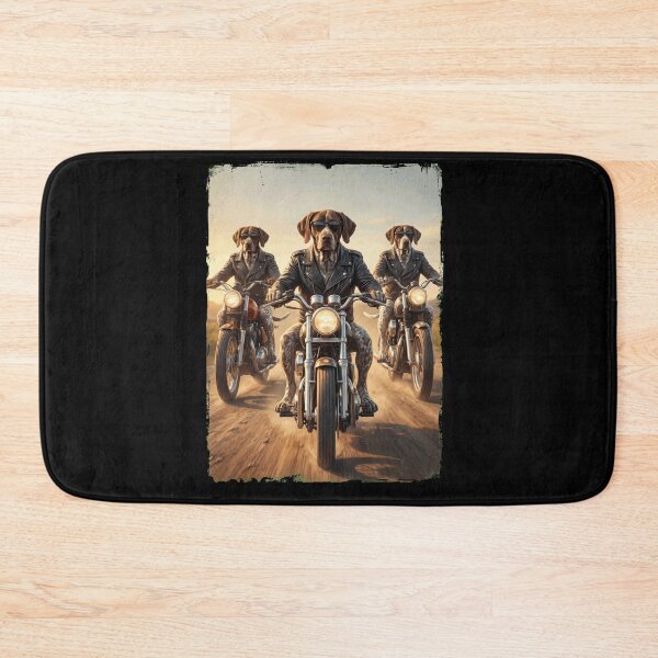 Item preview, Funny German Shorthaired Pointer Motorcycle Meme Dog Lover designed and sold by DoodleTortle.