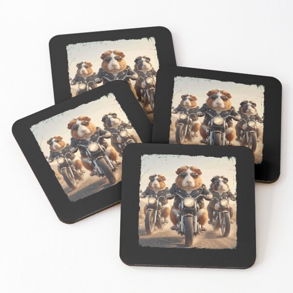Item preview, Funny Guinea Pig Motorcycle Meme Animal Lover designed and sold by DoodleTortle.