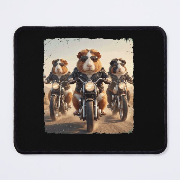 Item preview, Funny Guinea Pig Motorcycle Meme Animal Lover designed and sold by DoodleTortle.