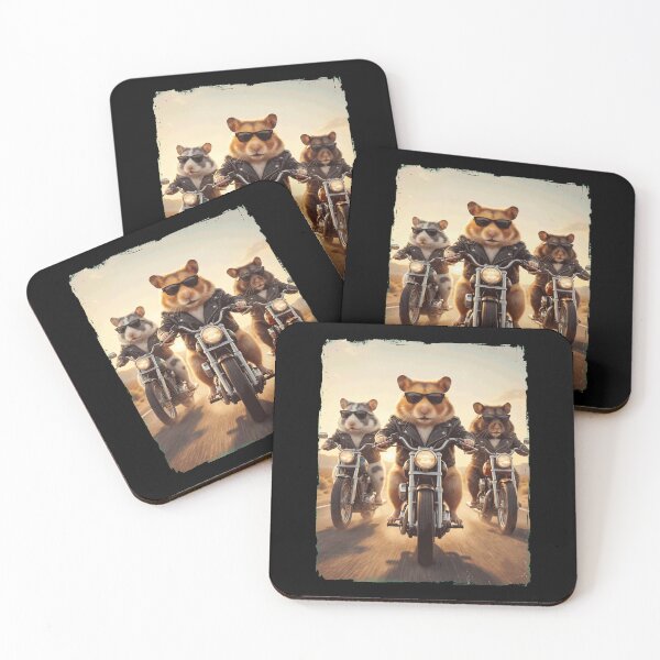 Item preview, Funny Hamster Motorcycle Meme Animal Lover designed and sold by DoodleTortle.