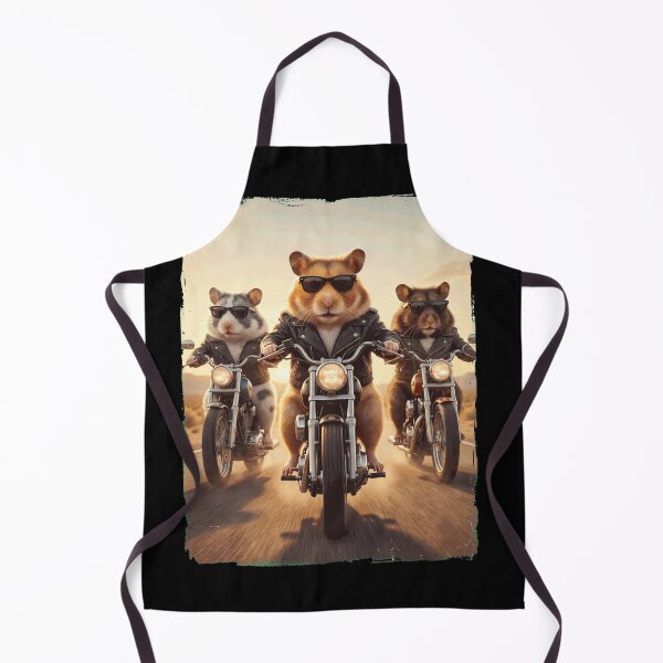Item preview, Funny Hamster Motorcycle Meme Animal Lover designed and sold by DoodleTortle.