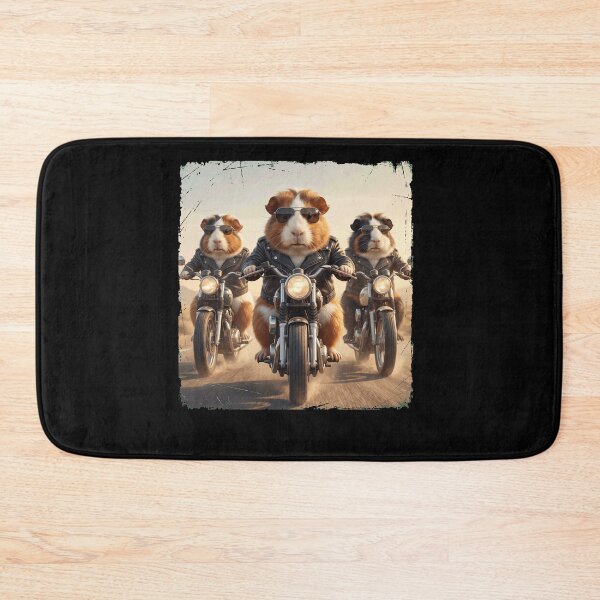 Item preview, Funny Guinea Pig Motorcycle Meme Animal Lover designed and sold by DoodleTortle.
