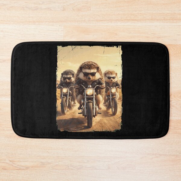 Item preview, Funny Hedgehog Motorcycle Meme Animal Lover designed and sold by DoodleTortle.
