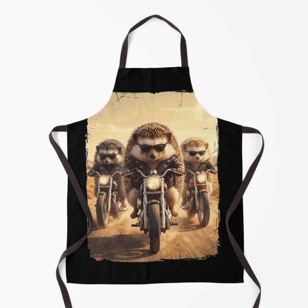 Item preview, Funny Hedgehog Motorcycle Meme Animal Lover designed and sold by DoodleTortle.