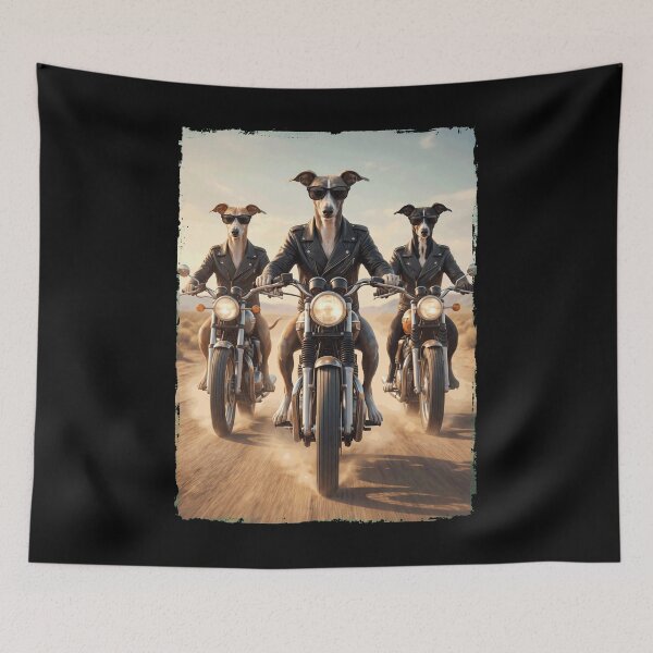 Item preview, Funny Italian Greyhound Motorcycle Meme Dog Lover designed and sold by DoodleTortle.
