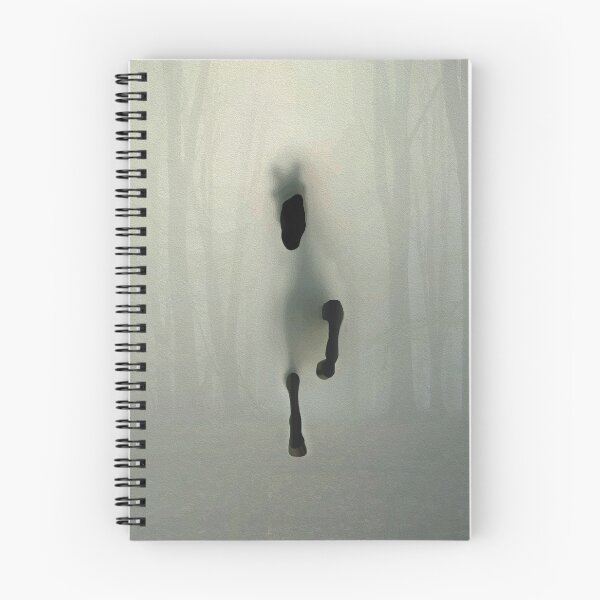 Item preview, Ethereal Horse Emerging from Thick Fog Dreamlike Art designed and sold by RamyGallery.