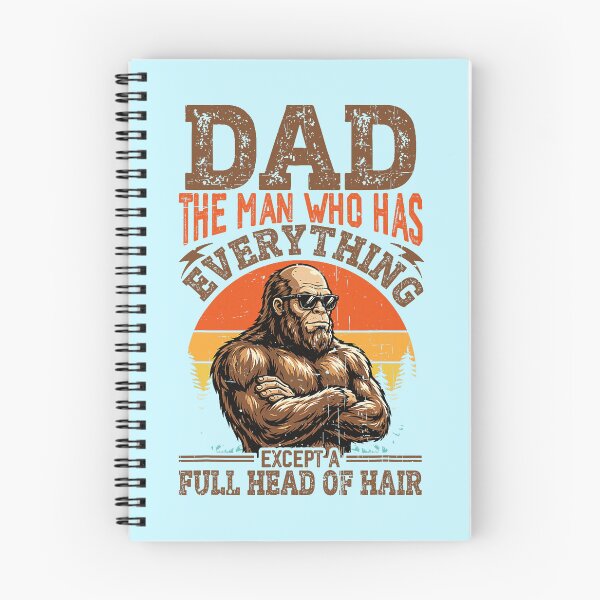 Item preview, Funny Bigfoot Dad Balding Retro Dad The Man Who Has Humor designed and sold by herbwaters.