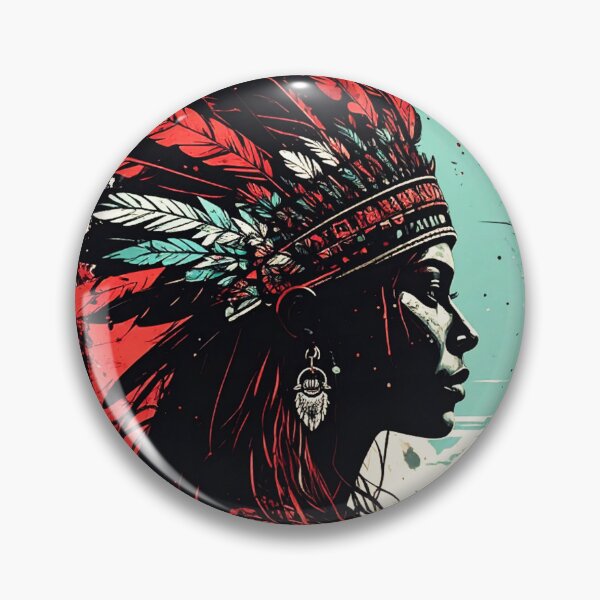 Item preview, Protect the Earth - Indigenous Woman Nature Collage designed and sold by thelivingrp.