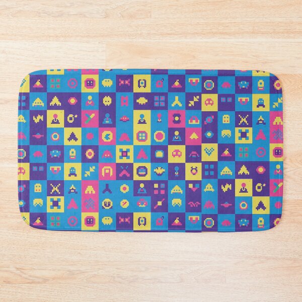 Item preview, Retro Arcade Carpet Style Design - Gamer - Game Room - Rec Room designed and sold by CattlettArt.