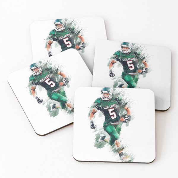 Item preview, Highlanders Number 5 Football Player Art designed and sold by nezar1811.