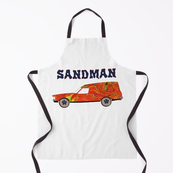 Item preview, Holden Sandman Panel Van - Red/Orange - Groovy Swirl designed and sold by Naked Drop.