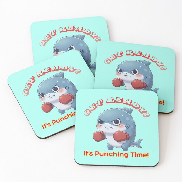 Item preview, Boxing Shark Punching Time!  designed and sold by Nature's Chibis.