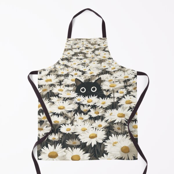 Item preview, Black Cat Hidden In Daisies designed and sold by junkydotcom.