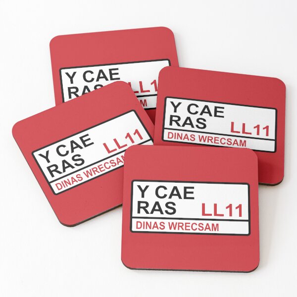 Item preview, Wrecsam Y Cae Ras Iconic Street Sign designed and sold by DelfDesign.