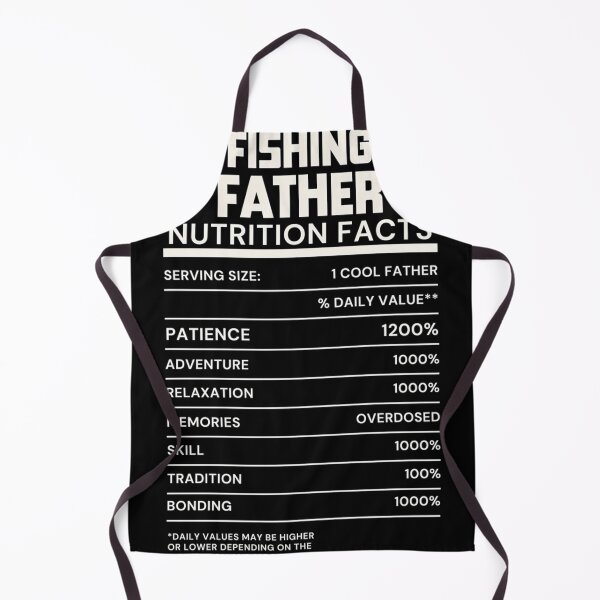 Item preview, Fishing Father Nutrition Facts designed and sold by SyncSusscess.