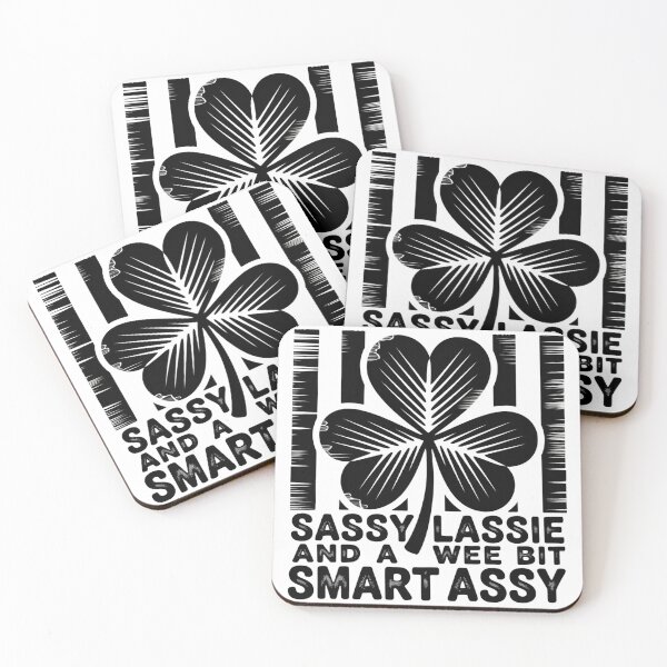 Item preview, Cheeky Four Leaf Clover Linocut Print designed and sold by Bloomkept.