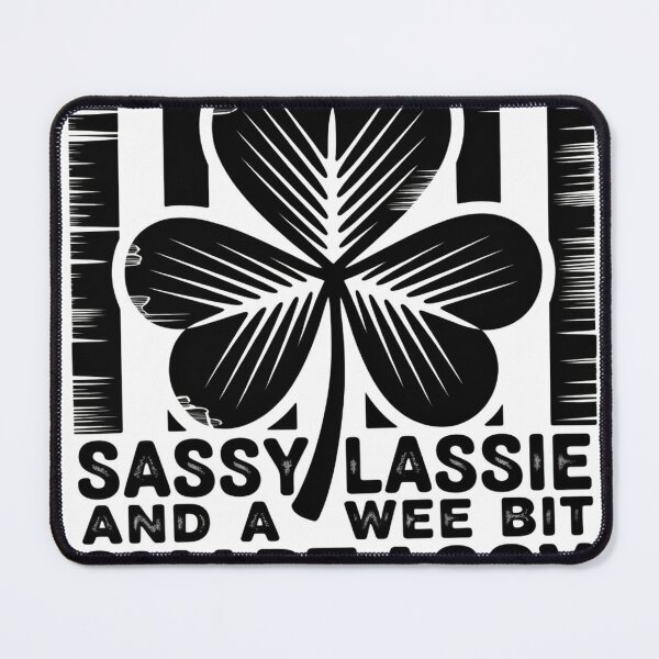 Item preview, Cheeky Four Leaf Clover Linocut Print designed and sold by Bloomkept.