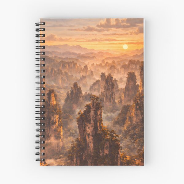 Artikelvorschau, Zhangjiajie Vintage Reisedesign – China Ästhetik entworfen und verkauft von ArtYouFeel.
