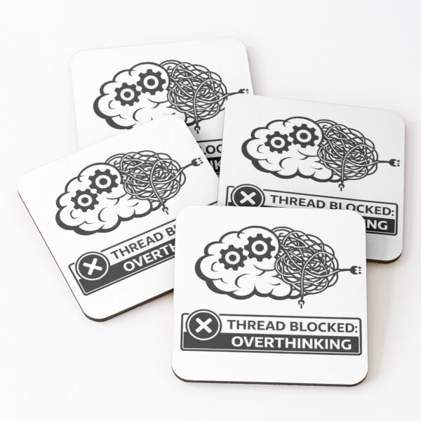 Item preview, Thread Blocked Overthinking Brain Error designed and sold by MS-DesignArt.