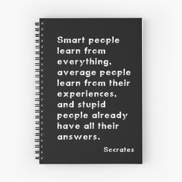 Item preview, Wisdom from Socrates - Quote about smart people and dumb people designed and sold by thelivingrp.