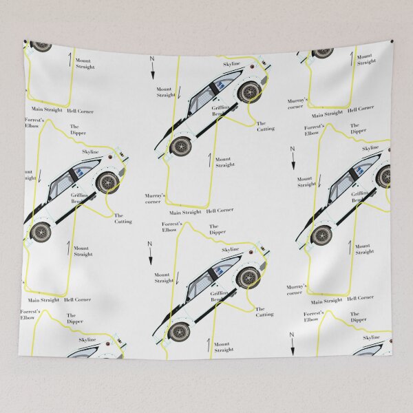 Item preview, Hatchback LX - Bathurst - Mount Panorama Circuit - Aquarius - Blue designed and sold by Naked Drop.