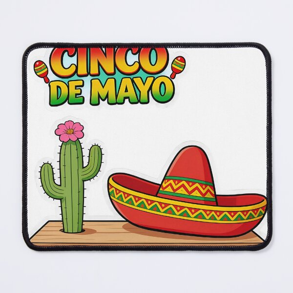 Item preview, A colorful Cinco de Mayo celebration graphic on transparent background designed and sold by Creative88Art.