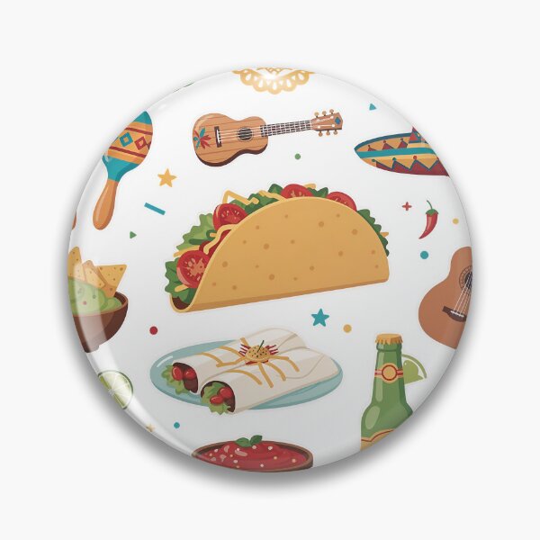 Item preview, A colorful Mexican themed party decoration on transparent background designed and sold by Creative88Art.