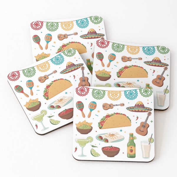 Item preview, A colorful Mexican themed party decoration on transparent background designed and sold by Creative88Art.