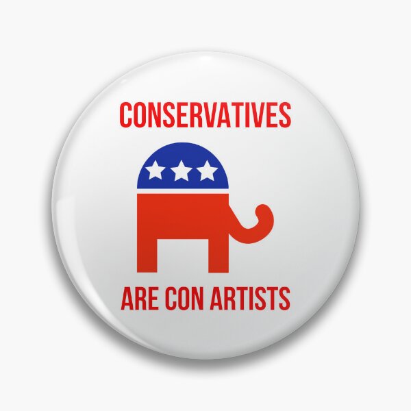 Item preview, Conservatives are con artists  designed and sold by Rachel the Artist .