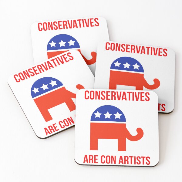 Item preview, Conservatives are con artists  designed and sold by Rachel the Artist .