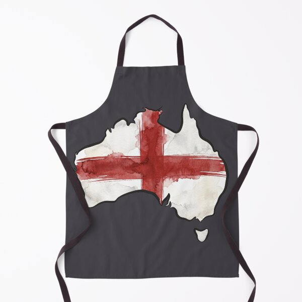 Item preview, Australia Map England Flag Heritage Watercolour Art designed and sold by MeldMerch Map & Flag Co..