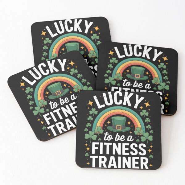 Item preview, St Patrick's Day Lucky Fitness Trainer Job Shamrocks Irish designed and sold by TyraYoung.