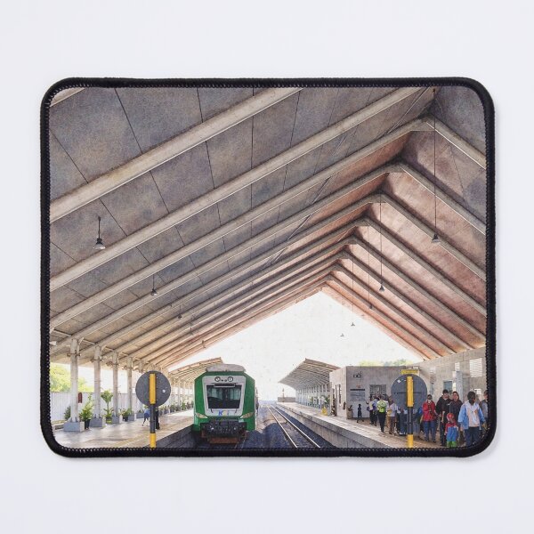 Item preview, Airport Train Departure Atmosphere Watercolor Art by AVTR designed and sold by Henry Lopez.