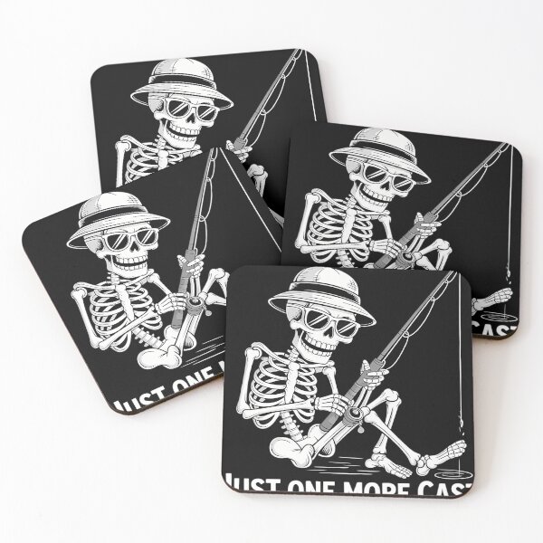 Item preview, Just One More Cast - Fisherman Skeleton Fishing Lover designed and sold by YaulTape.