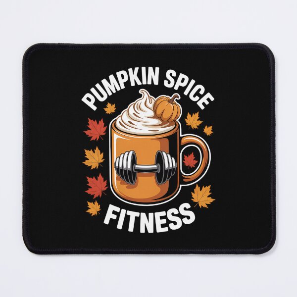 Item preview, Pumpkin Spice and Fitness Weight Training Autumn Fall designed and sold by TrinaEspinoza.