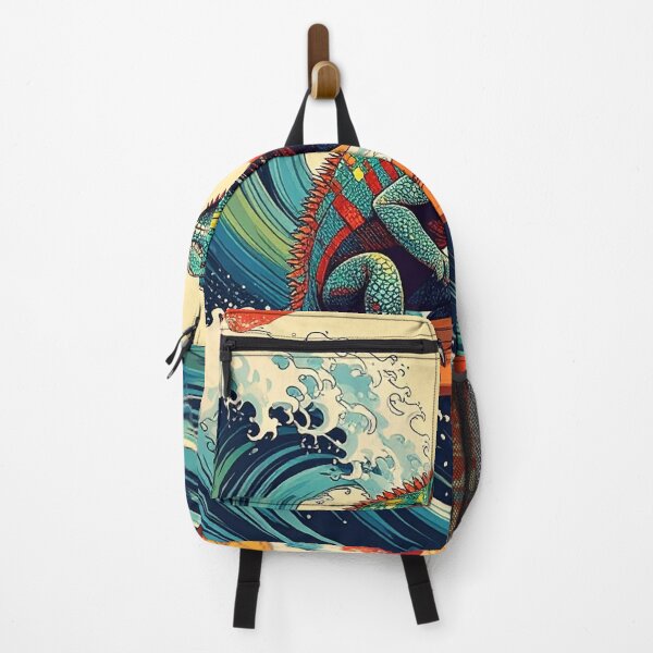 Item preview, Chameleon Surf Camp Watercolor Design designed and sold by thelivingrp.