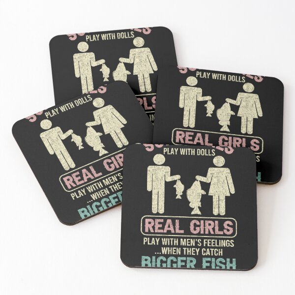 Item preview, Real Girls Play With Men_S Feeling When They Catch Bigger Fish Funny Fishing designed and sold by YaulTape.