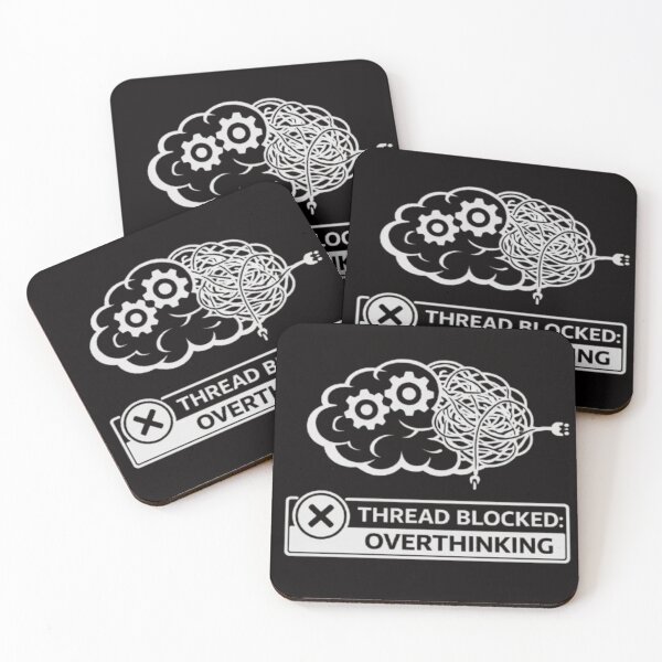 Item preview, Thread Blocked Overthinking Brain Error designed and sold by MS-DesignArt.