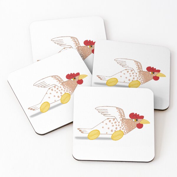 Item preview, Hen On Wheels designed and sold by The Oddball and Friends.