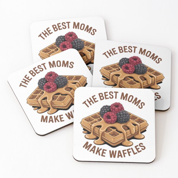 Item preview, The Best Moms Make Waffles designed and sold by TrinaEspinoza.