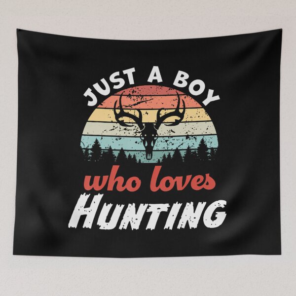 Item preview, Just A Boy Who Loves Hunting Kids Hunting Boys designed and sold by YaulTape.